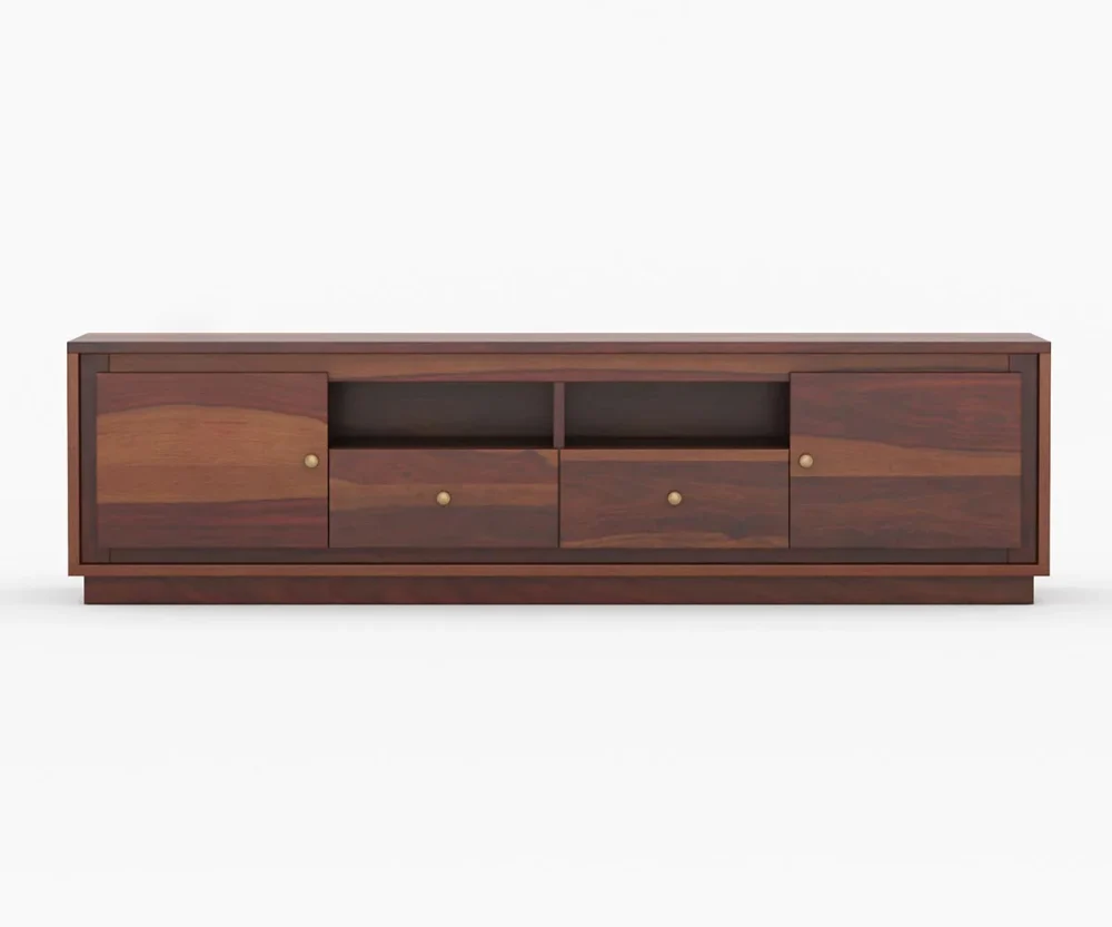 Celena Sheesham Wood TV Cabinet Classics Artisan (Brown finish) - Image 2