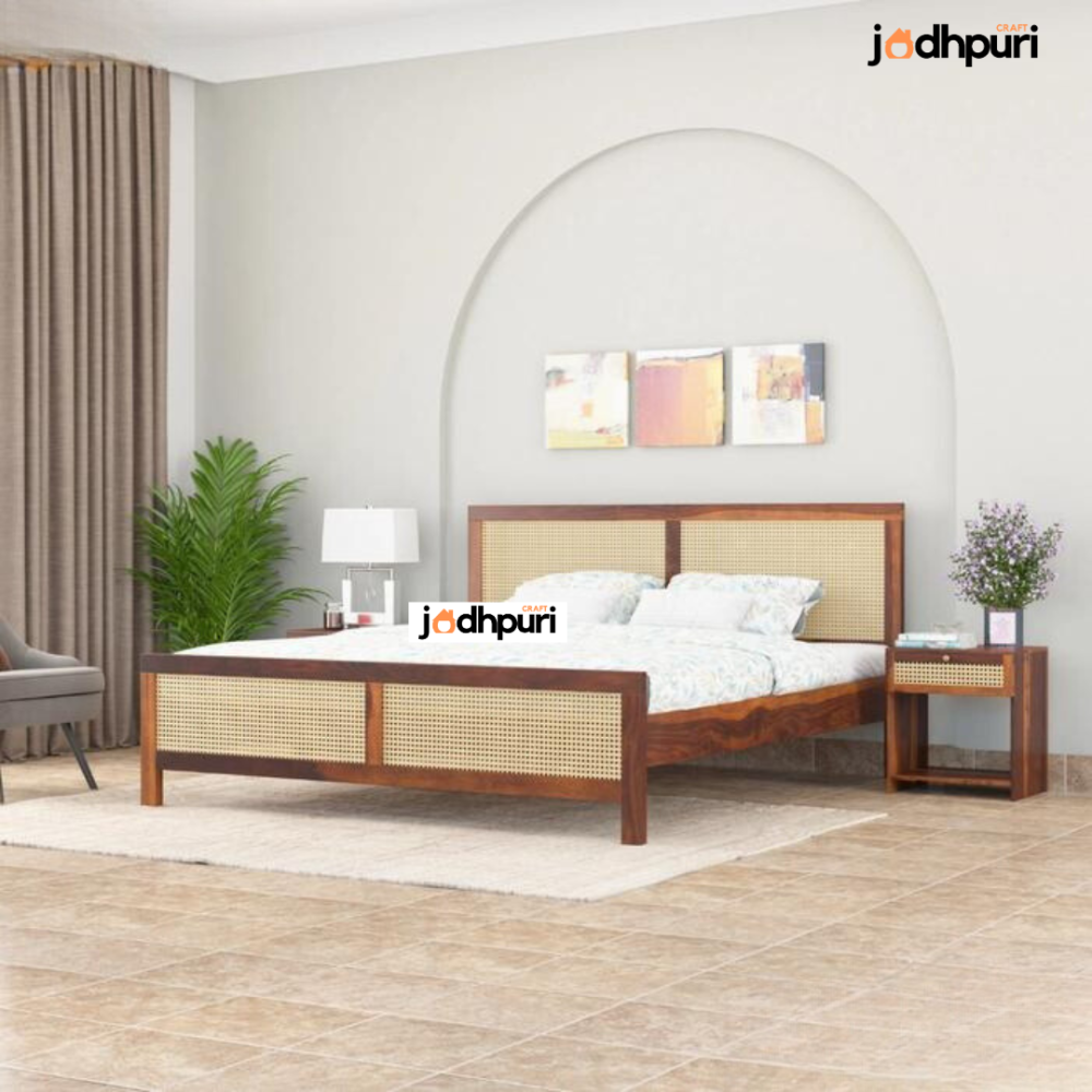 Vibe Sheesham Wood Bed
