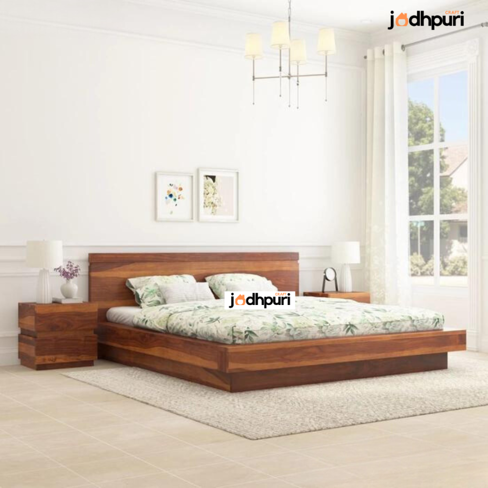 Breeze Sheesham Wood Bed