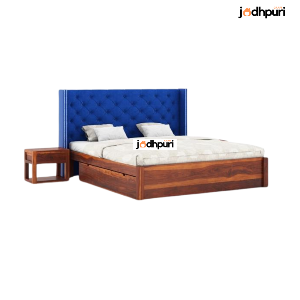 Horizon Sheesham Wood Bed - Image 3